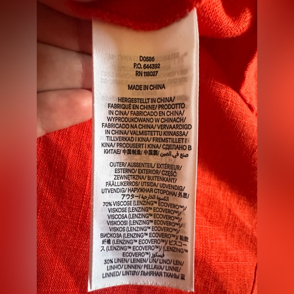 Boden Ruched Bodice Midi Dress in Vermillion, Size 20-22R, NWOT - Picture 6 of 13